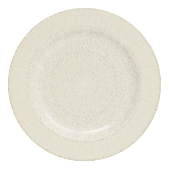 Assiette plate solene d28cm beige