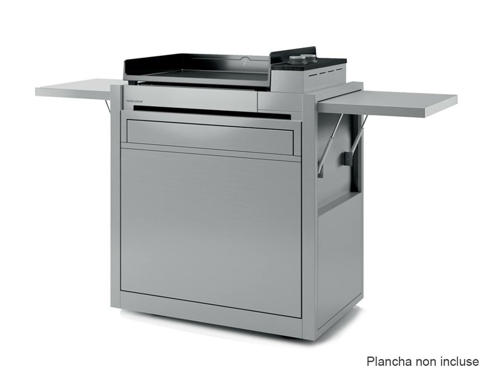 Chariot pour plancha inox - chpif60