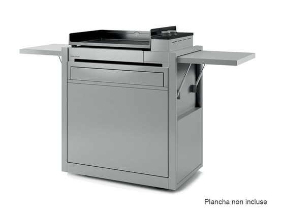 Chariot pour plancha inox - chpif60