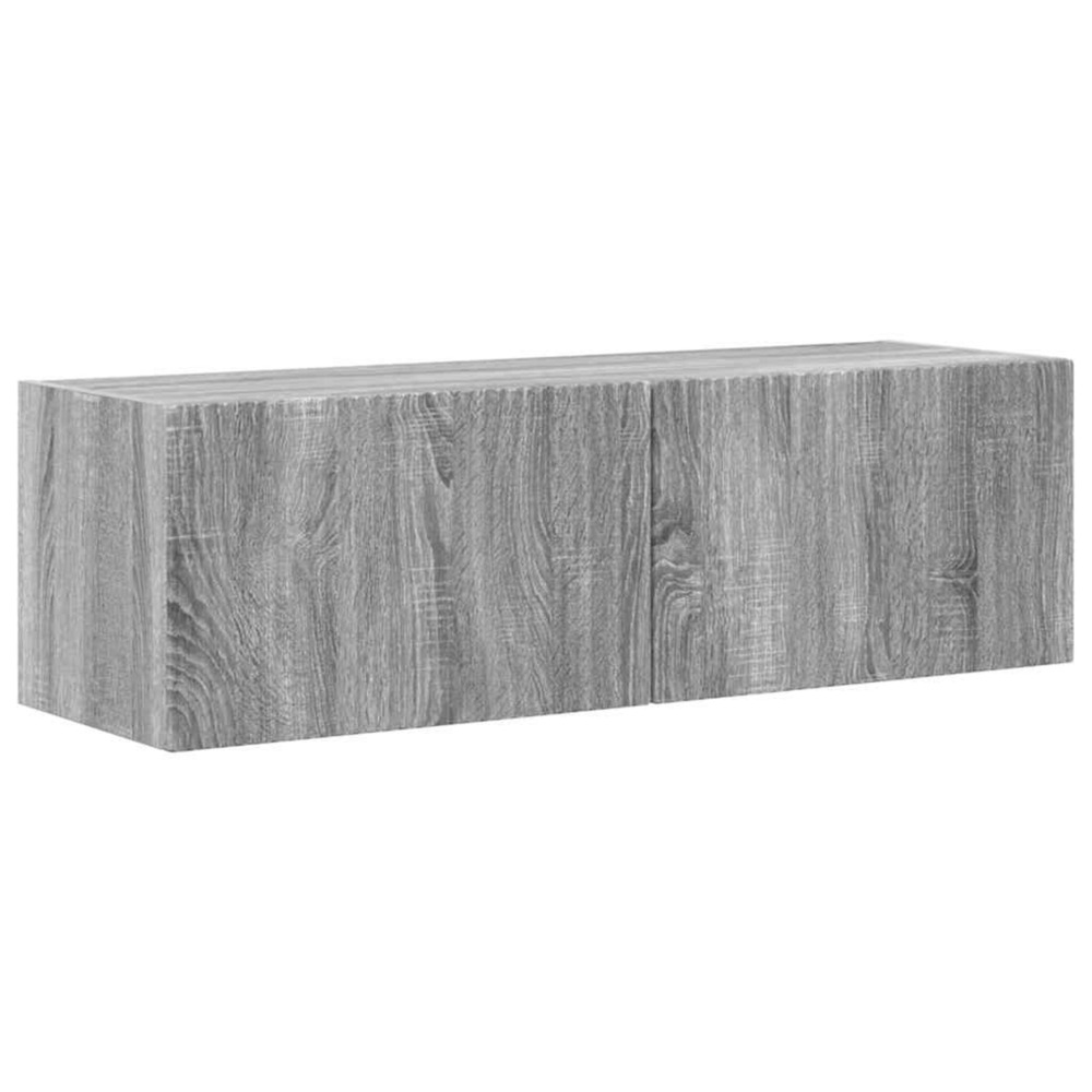 Meuble tv mural gris sonoma 60 x 31 x 29.5 cm bois d'ingénierie