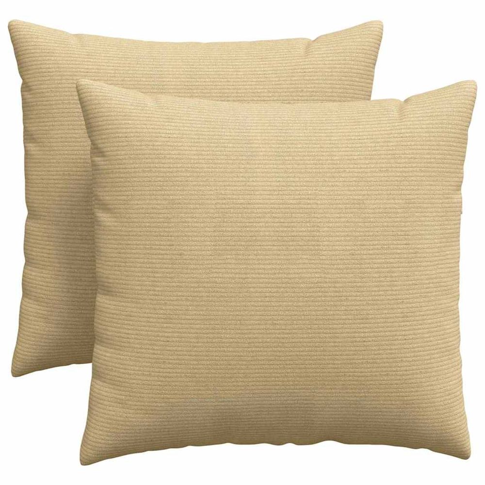 Coussins de canapé 2 pcs vert gris 45 x 45 cm