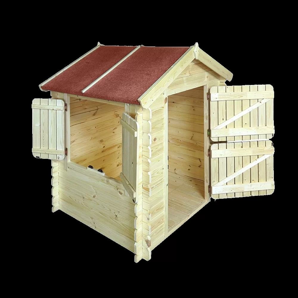Cabane enfant exterieur 1. 1m2-maisonnette en bois pour enfants avec plancher-146x112xh143cm- maison enfant exterieur-timbela m516