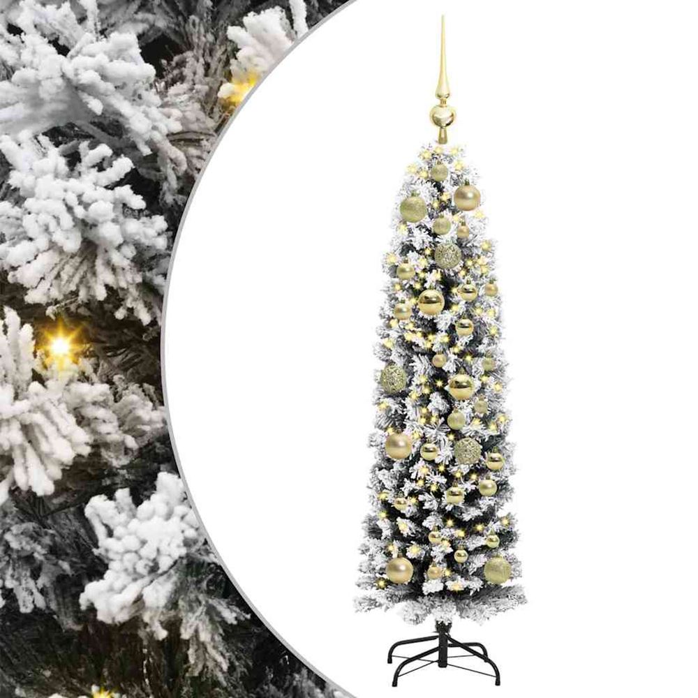 Sapin de noël artificiel vert 120 cm pvc et acier et plastique