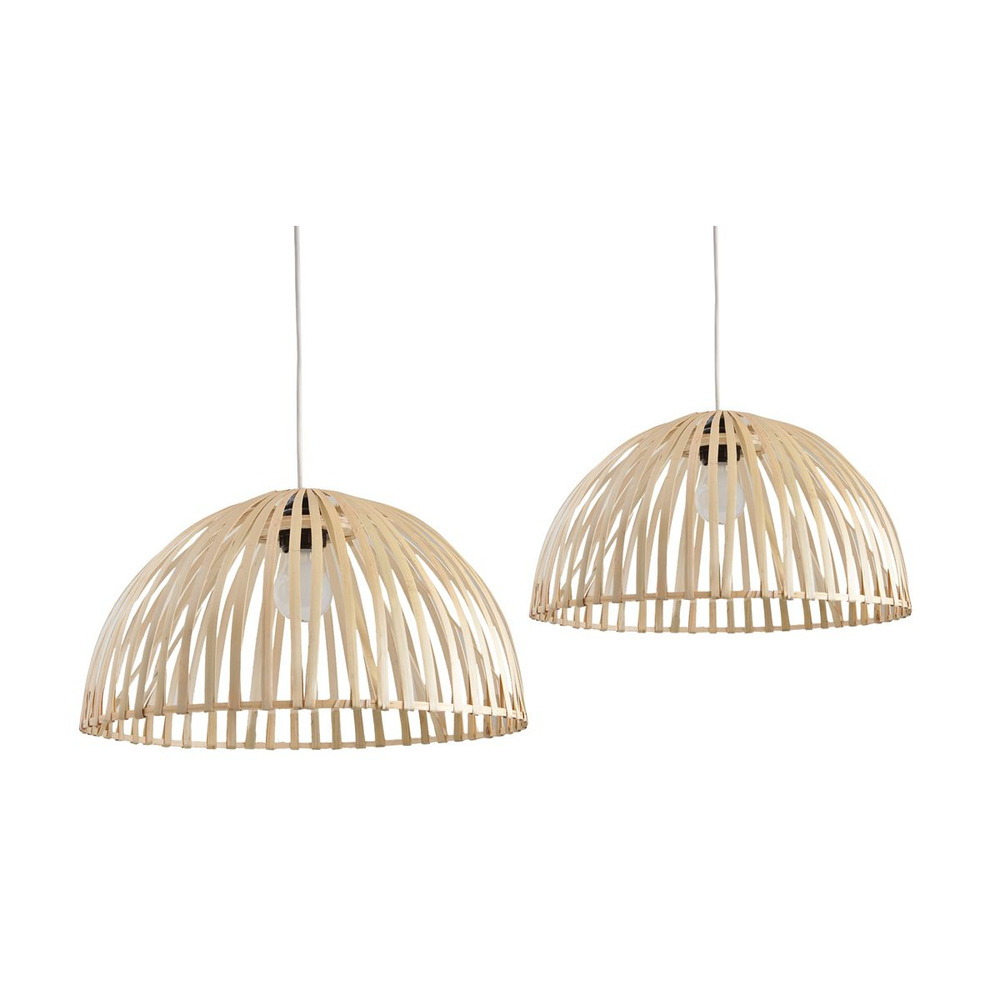 Abat-jour en bambou (lot de 2)