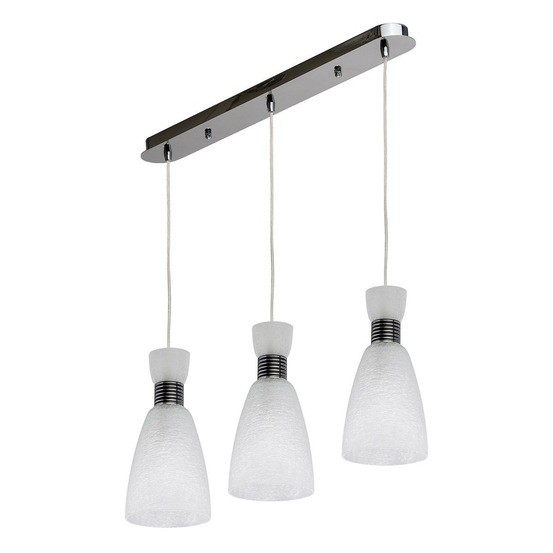 Plafonnier 3 têtes métal