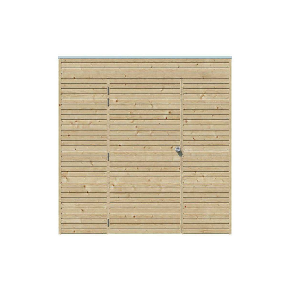 Abri de jardin 210 x 210 cm qube abri et plancher