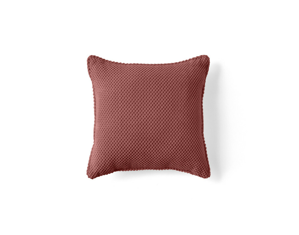 Topaze - coussin - velours texturé - 40x40 cm