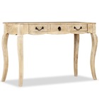 Table console bois de manguier massif 120 x 50 x 80 cm