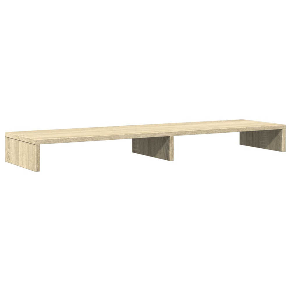 Support de moniteur chêne sonoma 100x27x10 cm bois d'ingénierie