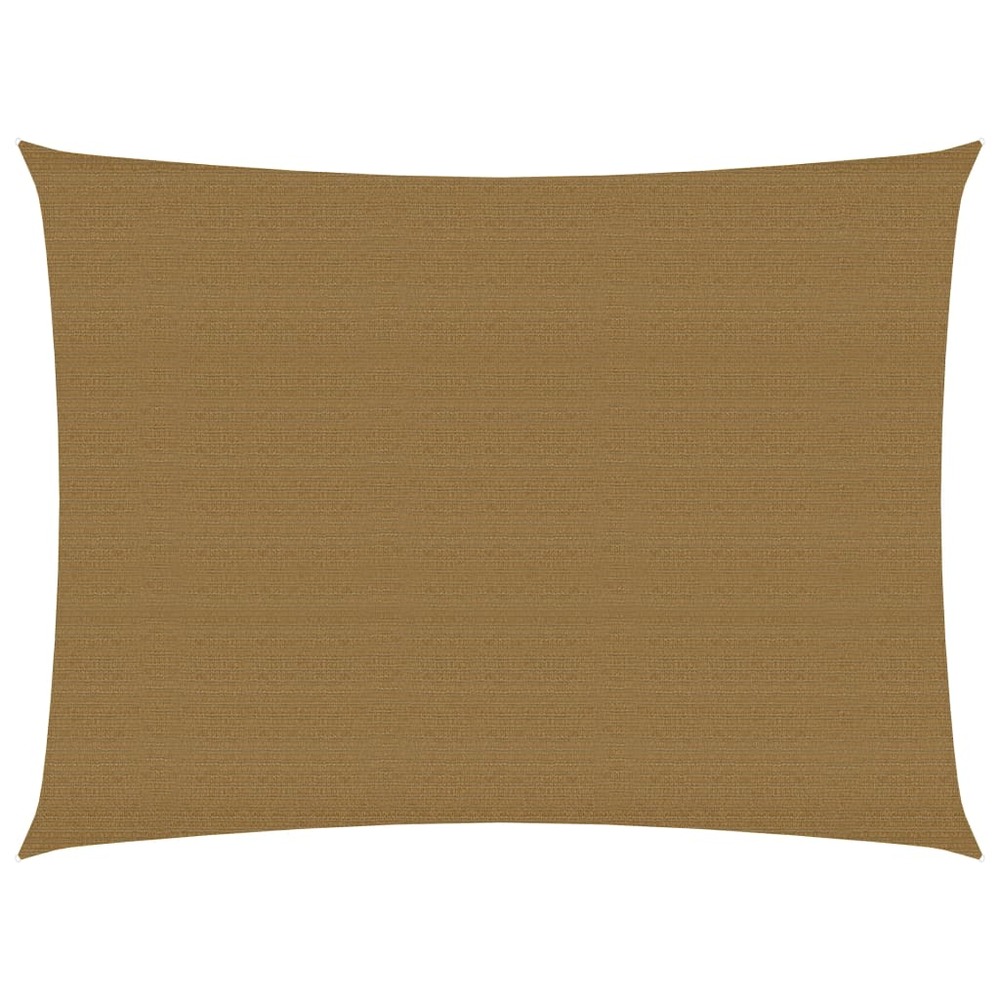 Voile d'ombrage 160 g/m² taupe 3 x 4 m pehd