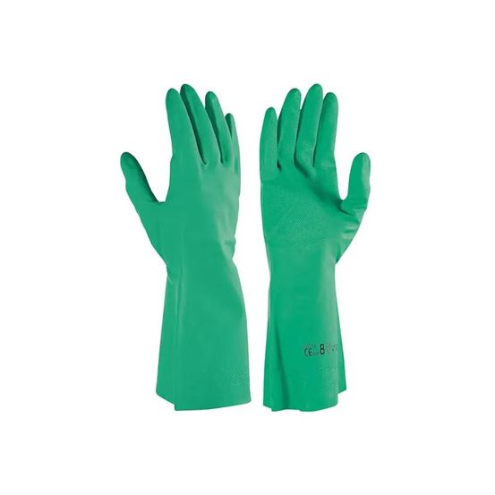Gants de jardin phyto - protection en nitrile vert - black fox