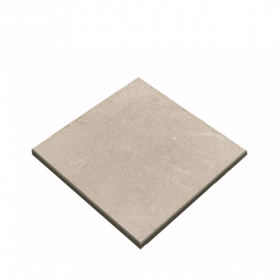 Dalle terrasse béton composite recyclé 50x50x3 cm - 7 kg : facile à poser - sable