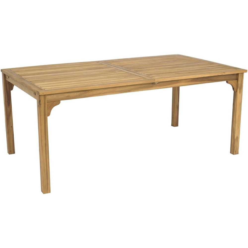 Table de jardin extensible en bois 180/240 cm 