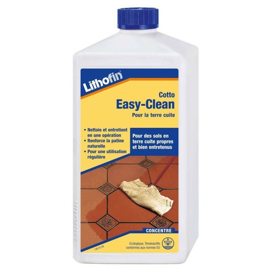 Lithofin cotto easy-clean 1 l - nettoyant quotidien pour sols en terre cuite