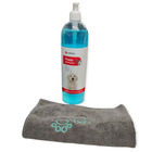 Shampoing 1litre avec une serviette en microfibre pour chiot