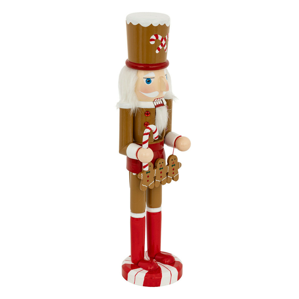Déco de noël casse-noisette pain d'épice h 38 cm