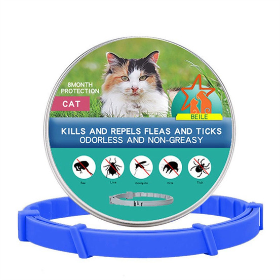 Collier anti-puces et anti-tiques dtopbuyage pour chats et chiens