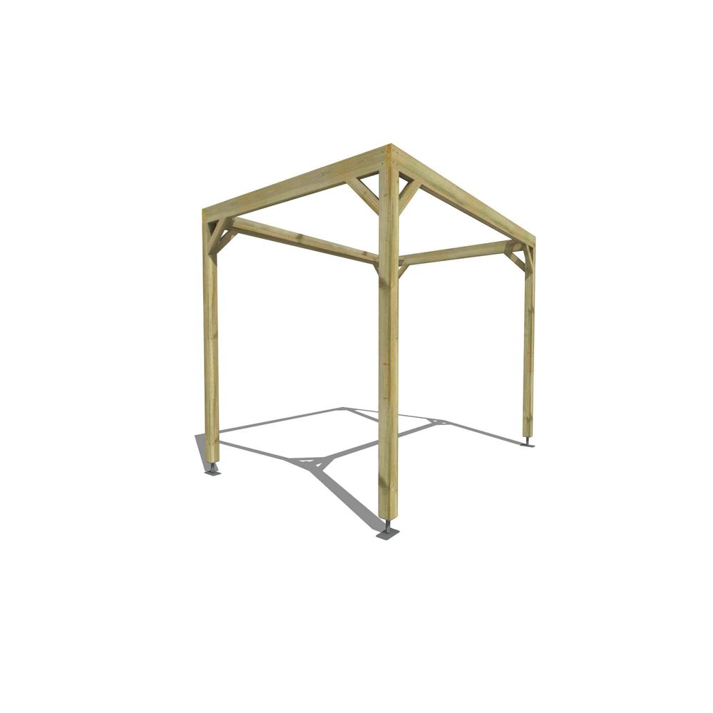 Pergola bois • 3m x 2m • indépendante • cadre simple • livraison comprise