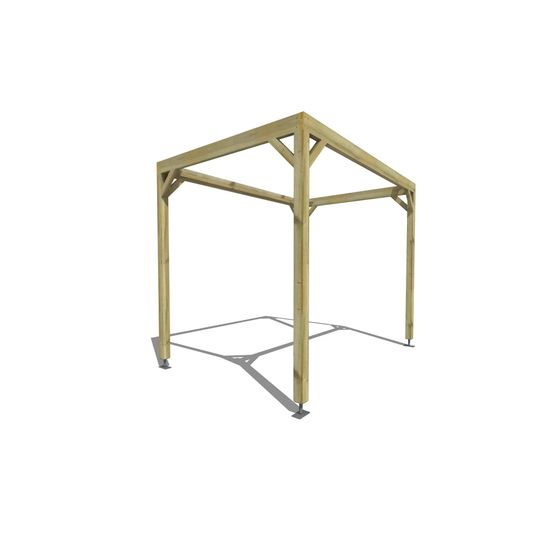 Pergola bois • 3m x 2m • indépendante • cadre simple • livraison comprise