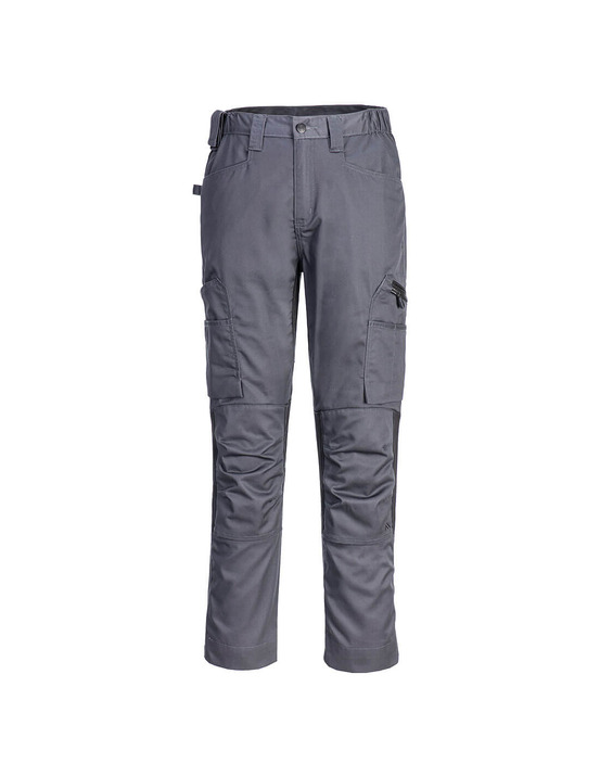 Pantalon de travail wx2 eco stretch - 44 - gris métal - portwest