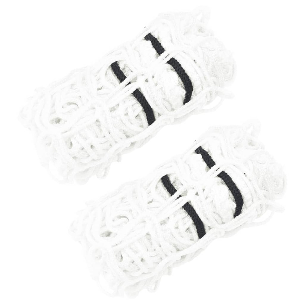 Filets à foin 2 pcs rond blanc 100x100 cm pp