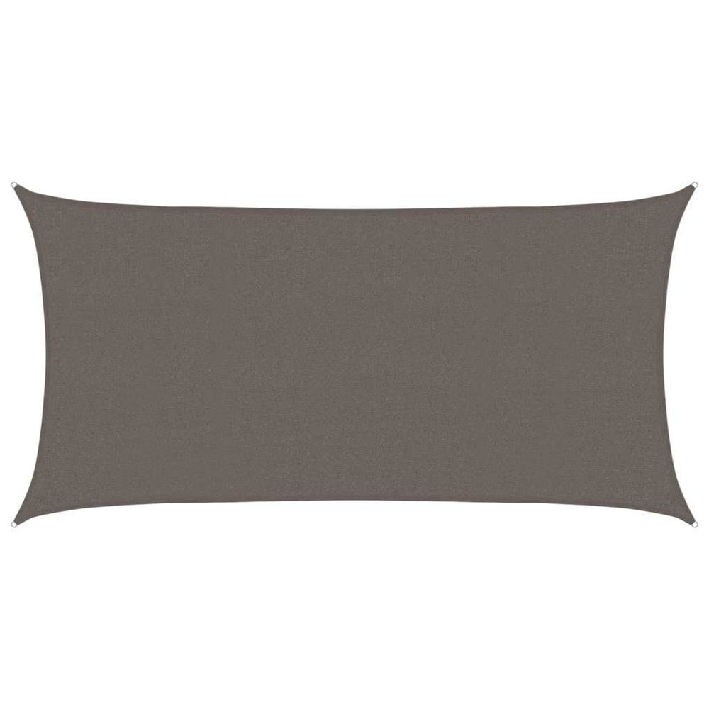 Voile d'ombrage pehd 2x3,5 m anthracite