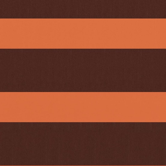 Écran de balcon orange et marron 90x500 cm tissu oxford