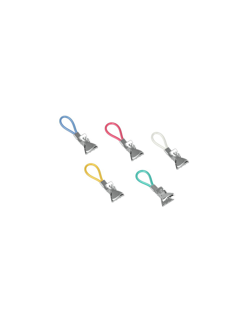 Lot de 5 pinces caïman pour torchons - metaltex
