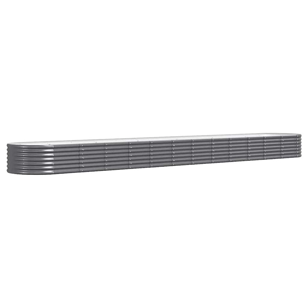 Lit surélevé de jardin acier galvanisé anthracite