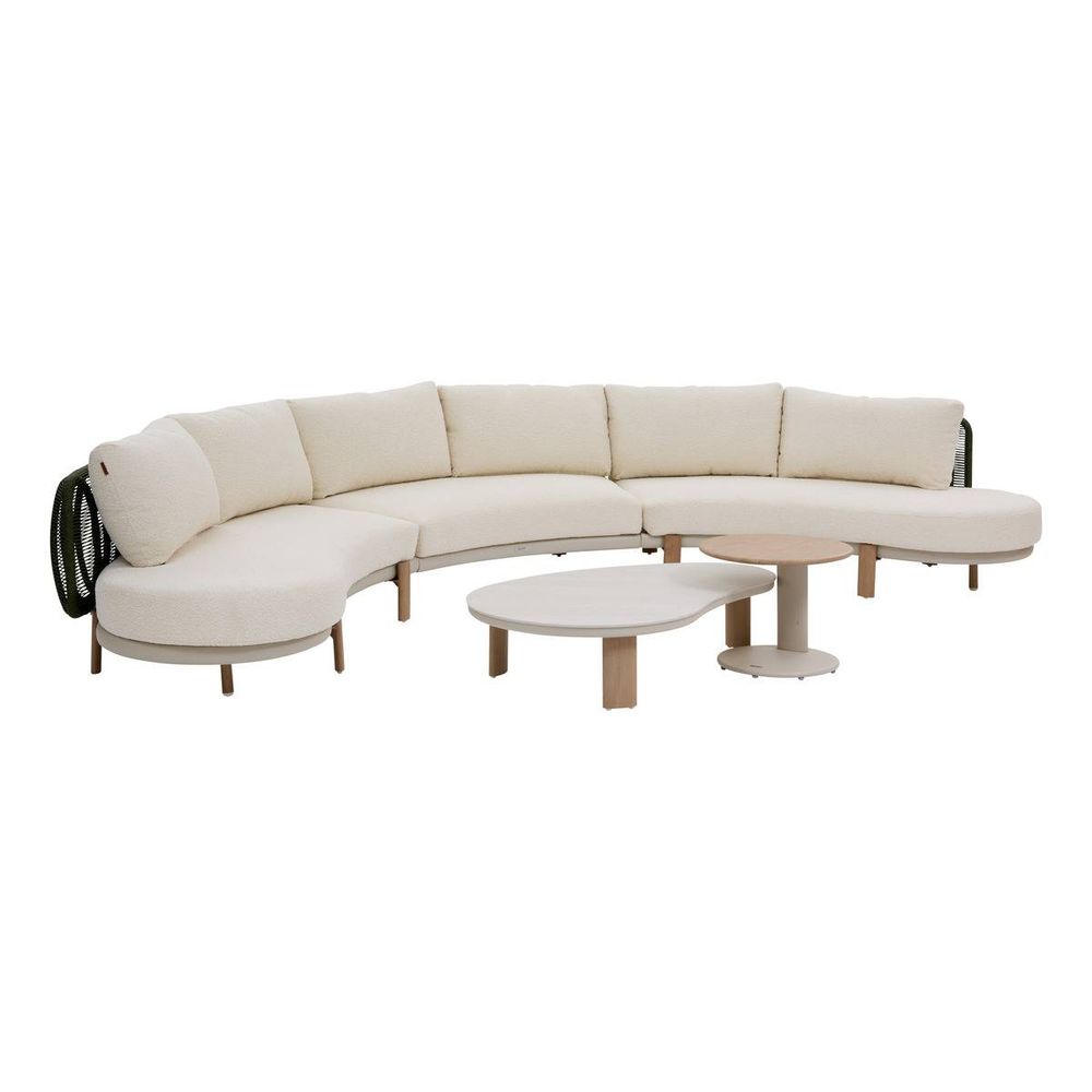 Salon de jardin mylore 6 places argile