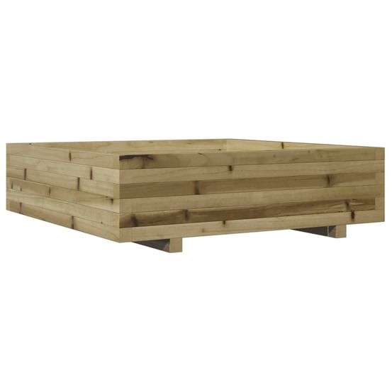 Jardinière d'extérieur 90x90x26,5 cm bois de pin imprégné