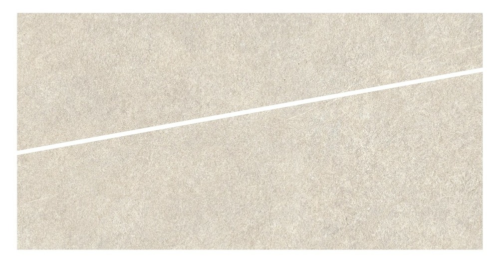 Carrelage effet pierre quartzite blanc cut dalle a 120x60x2 cm venturo - sol extérieur (vendu par carton de 0,72 m²) - ro'ma carrela