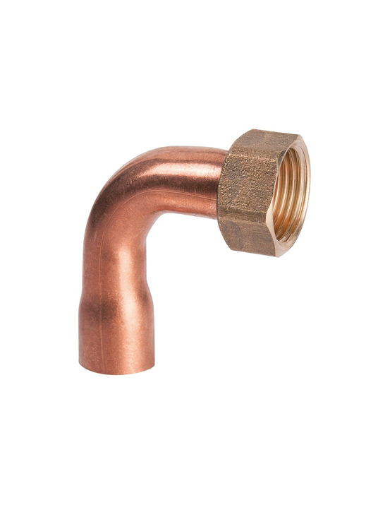 Coude ecrou pris. F 20x27-20