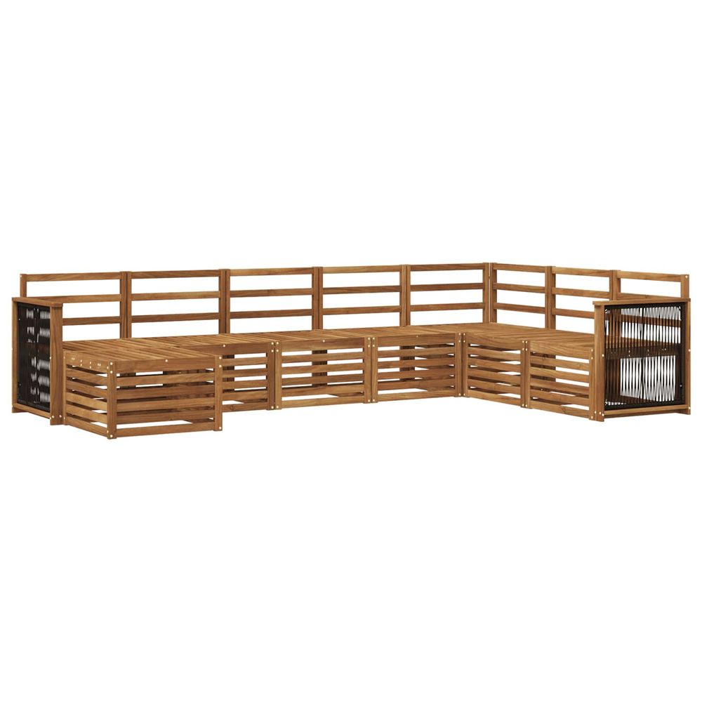 Ensemble de canapés d'extérieur 6 pc naturel
