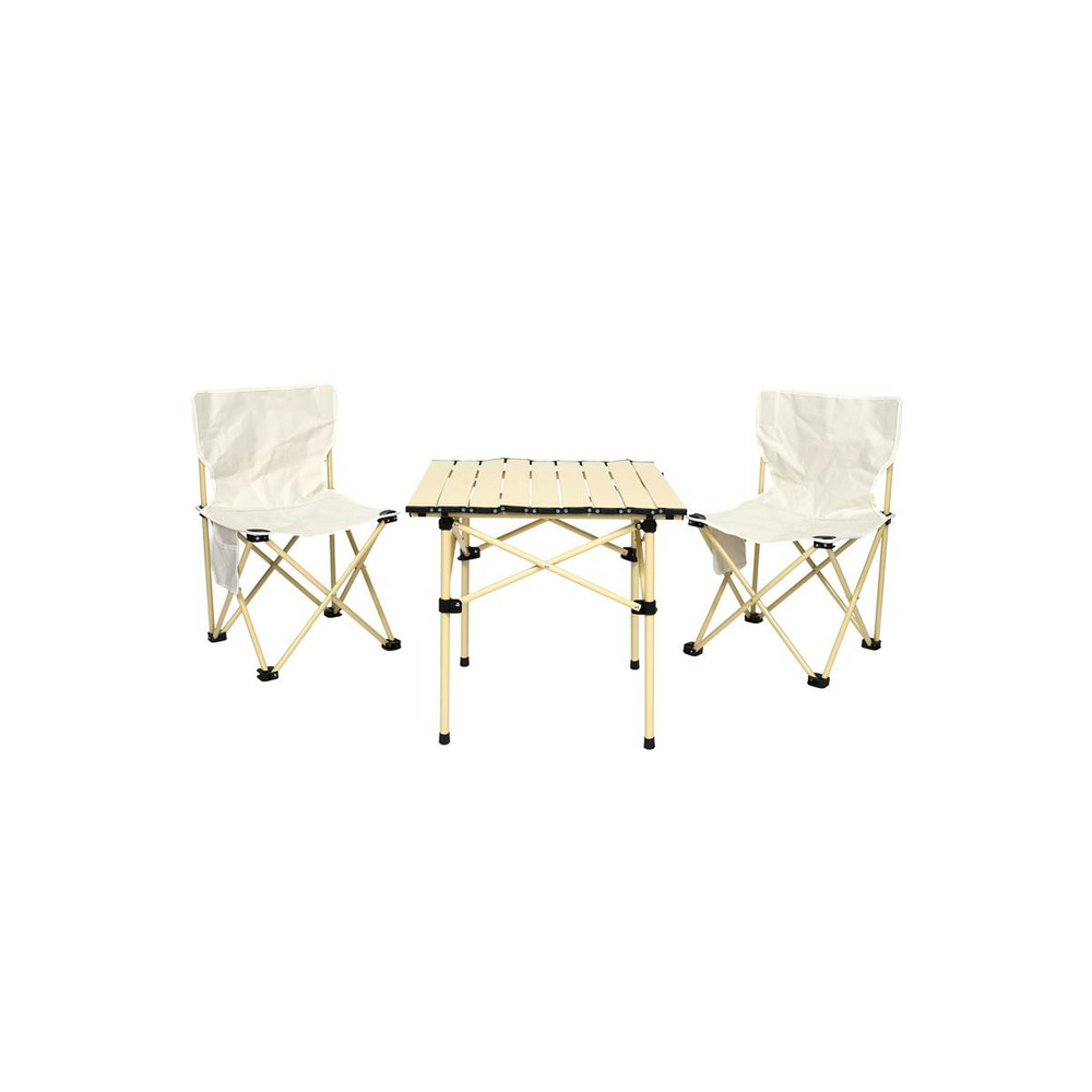 Ensemble table & chaise de camping 