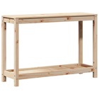 Table de rempotage avec étagère 108x35x75 cm bois massif de pin