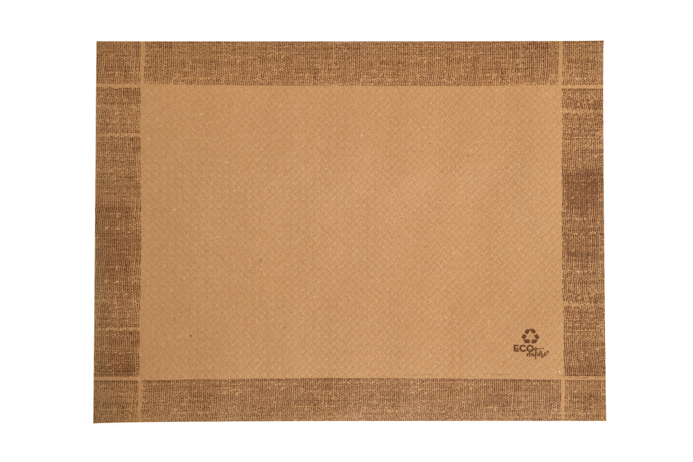 Nappe individuelle en papier kraft 100 g/m² 30 x 40 cm - 500 unités - betik