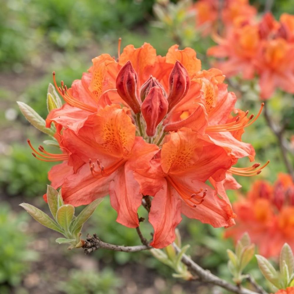 Azalée mollis 'saturnus' (azalea mollis 'saturnus')