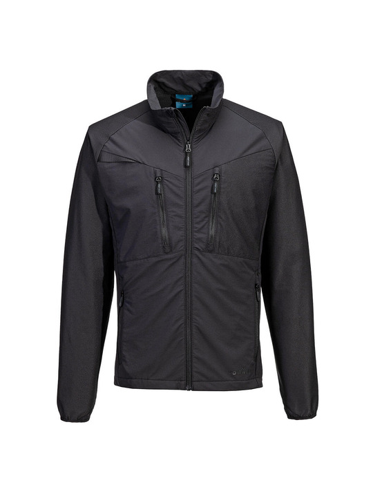 Sous vêtement thermique à zip dx4 - taille xxxl - tout noir - portwest