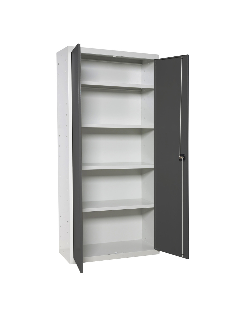 Casier-armoire simonlocker prof.dism.multi. 180x80x40 2/4 bl/an blanc/antracite 1800x800x400 - simonrack