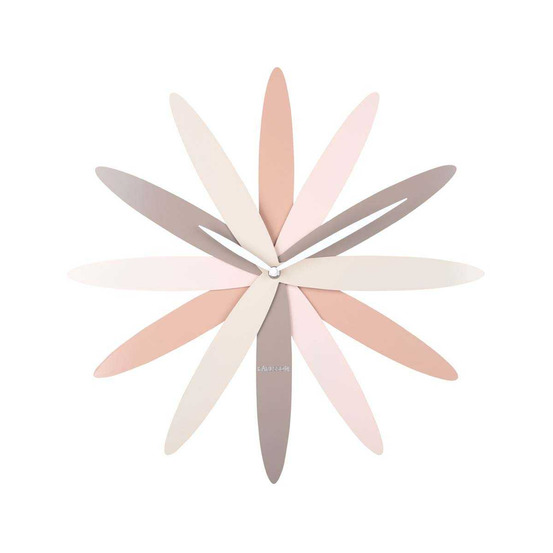 Horloge murale en métal bloom