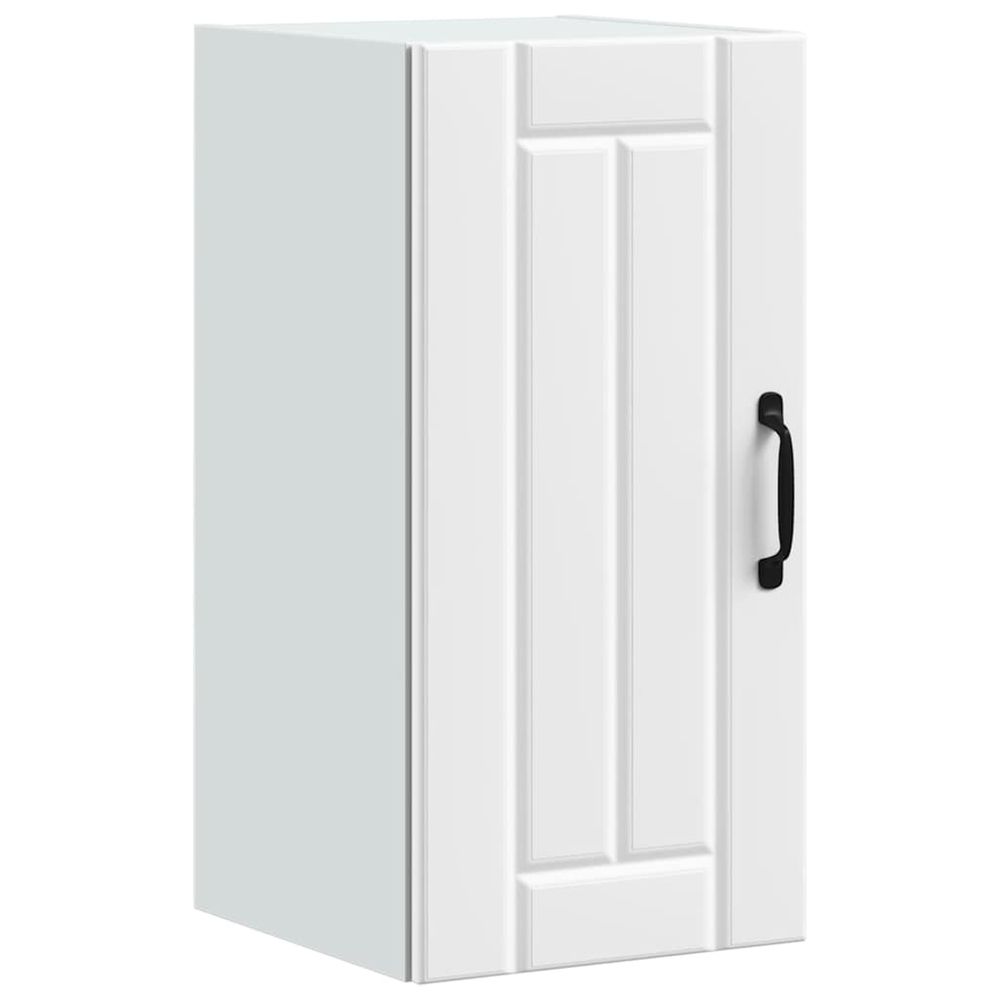 Armoire murale de cuisine lucca blanc bois d'ingénierie