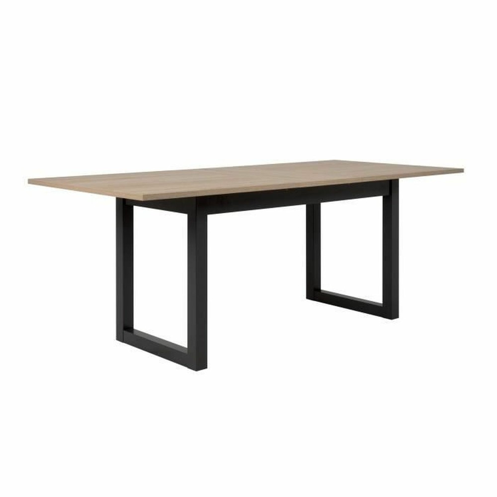 Table à manger extensible - chêne sonoma et anthracite - 160-200 cm - denver