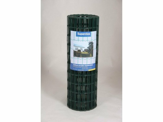 Grillage superclos plus vert, maille 100 x 50 mm, diam. 2.5 mm, h. 0.80 x l. 10 m