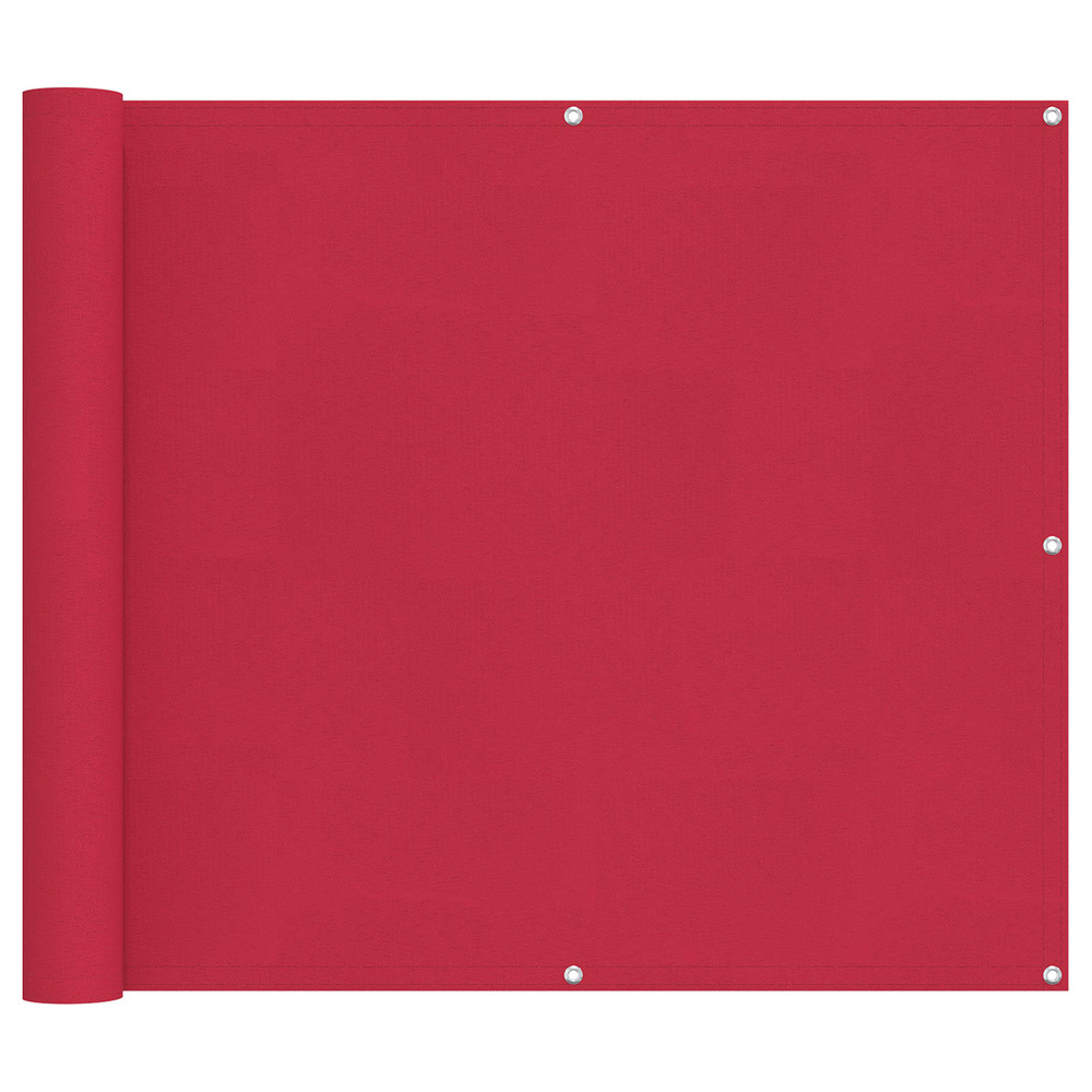 Écran de balcon bordeaux 100 x 700 cm tissu oxford