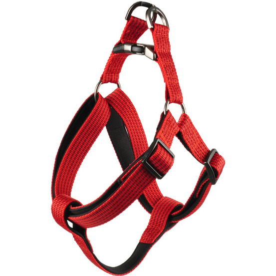Harnais jannu xs 20-35 cm 15 mm rouge pour chien