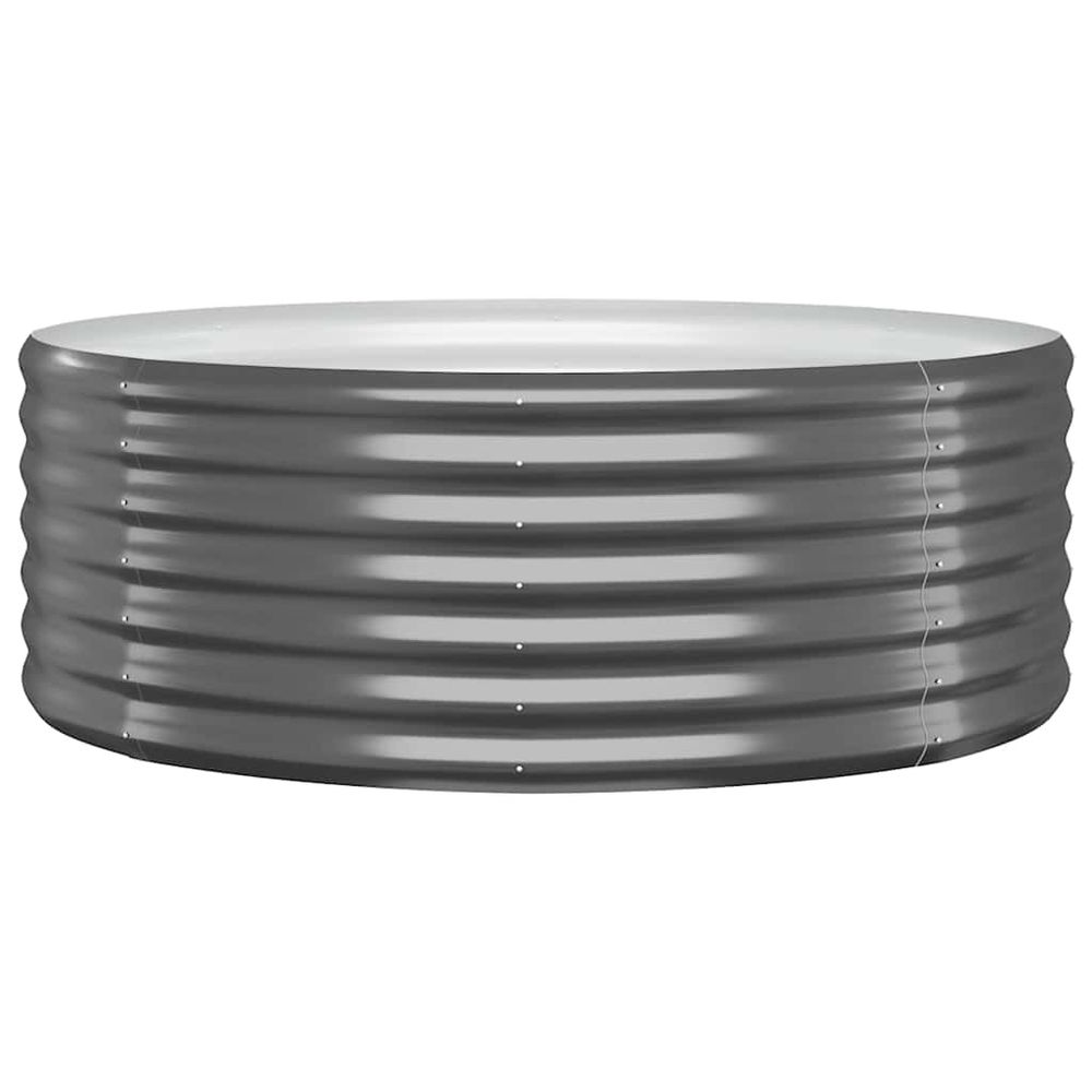 Lit surélevé de jardin acier galvanisé anthracite