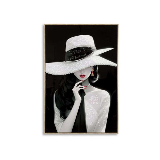 Toile décorative avec cadre marty 62 x 4 x 92 cm modèle 2