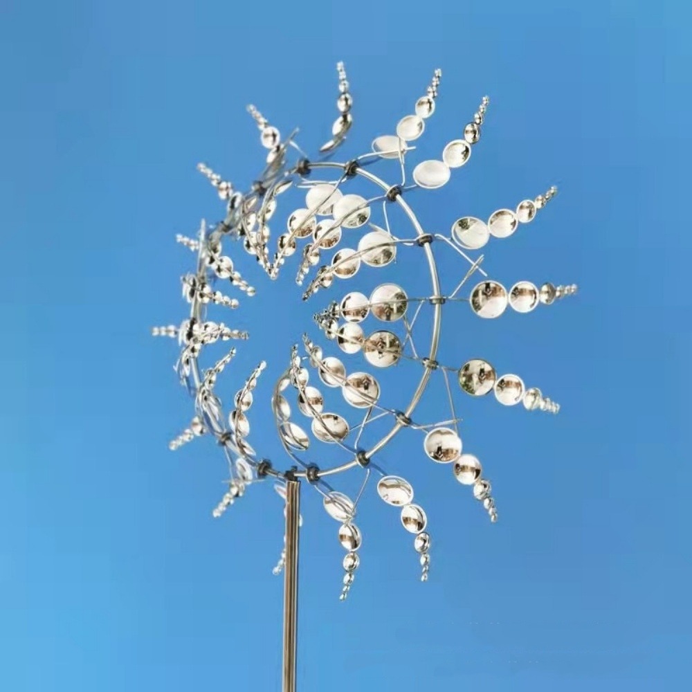 Moulinets de décoration pour jardin argent dtopbuyage