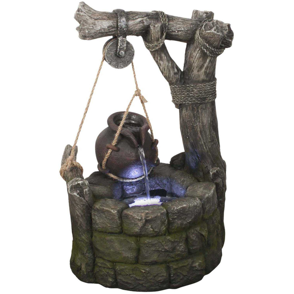 Fontaine en polyrésine la garonne 38 x 29 x 56 cm